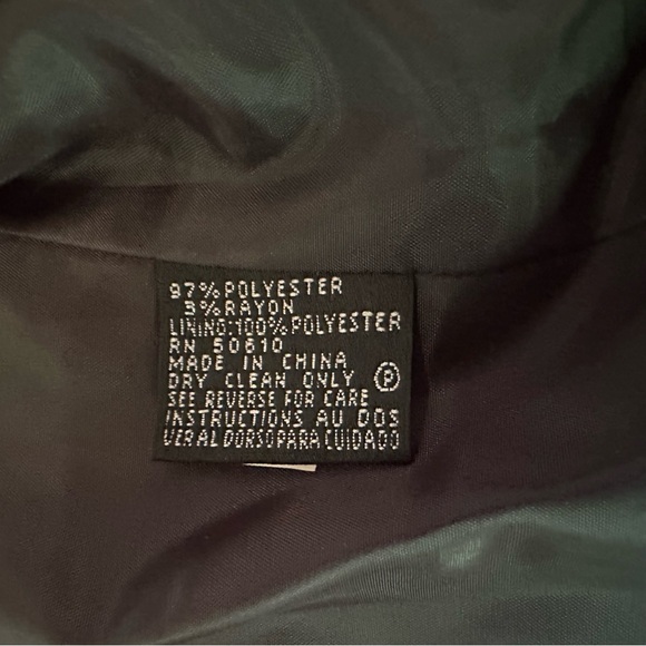 Anne Klein Suit | Women’s Black Pinstripe Blazer ~ Size 8 ~ NWT - Picture 12 of 12